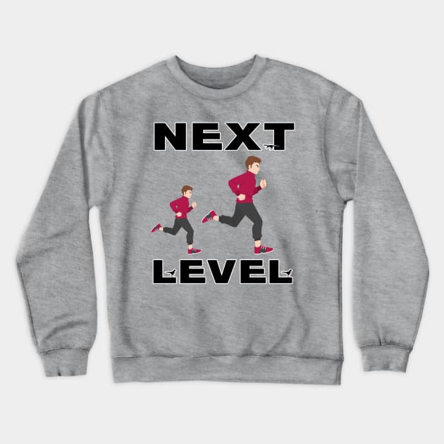 next level new style sport t-shirt Crewneck Sweatshirt by bakry